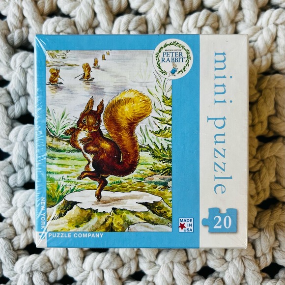 New York Puzzle Company “Squirrel Nutkin” Mini Puzzle - 20 Piece - Picture 3 of 8